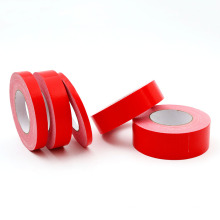 Cinta aislante de tela roja de uso general de suministro de fábrica con adhesivo termofusible para fijación